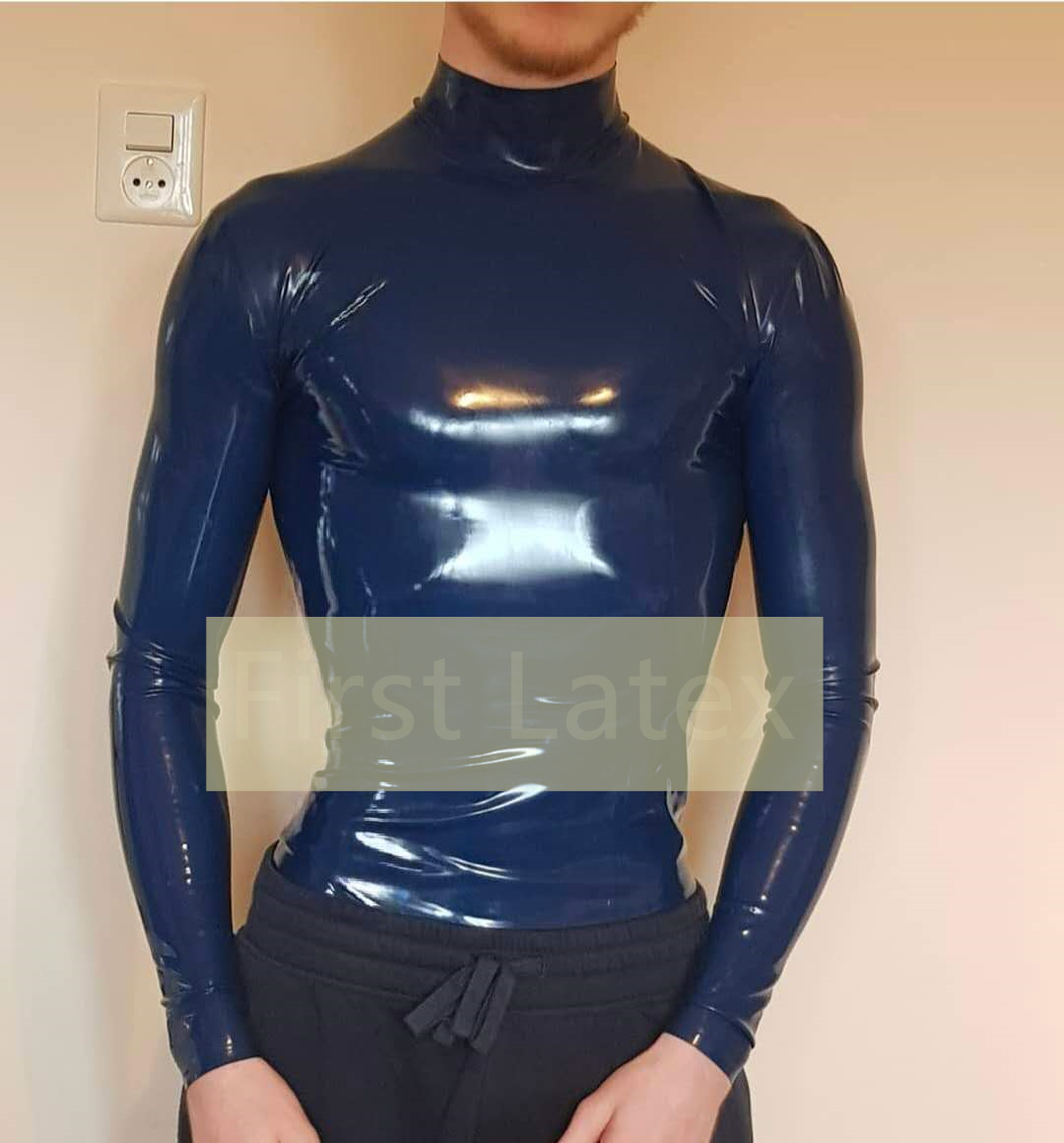 Men Formal Wear Coat - Foshain Men's Natural Latex Top High