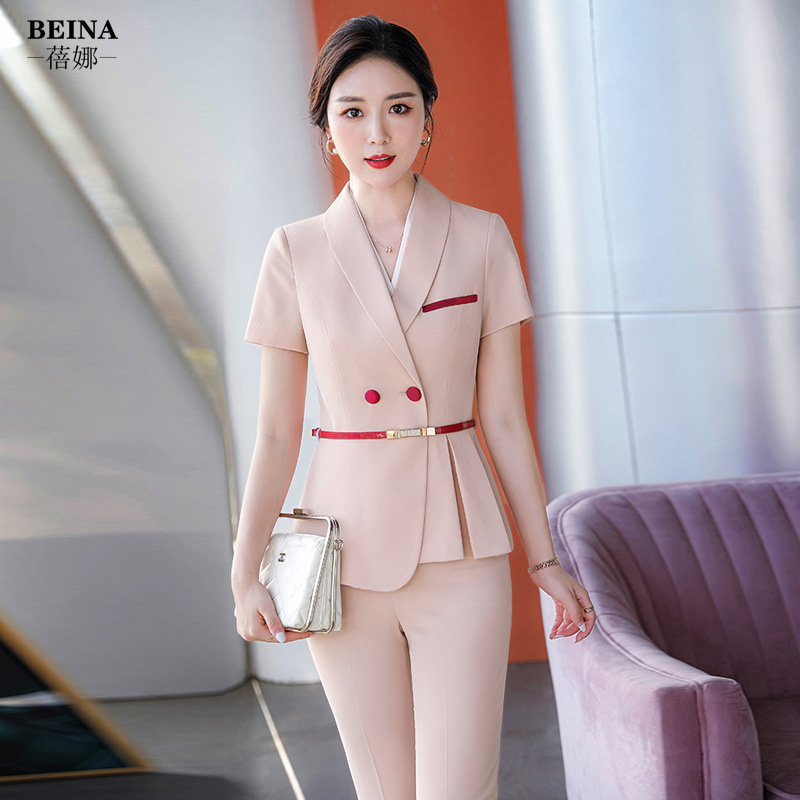 Dress Pant Flat Front - Professional Suit for Women Summer Elegant