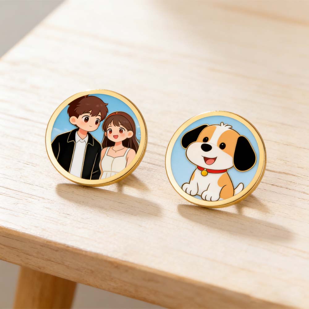 Print Demand Photo Tag Persona - огляд і ціна Tuxedo Lapel Pin