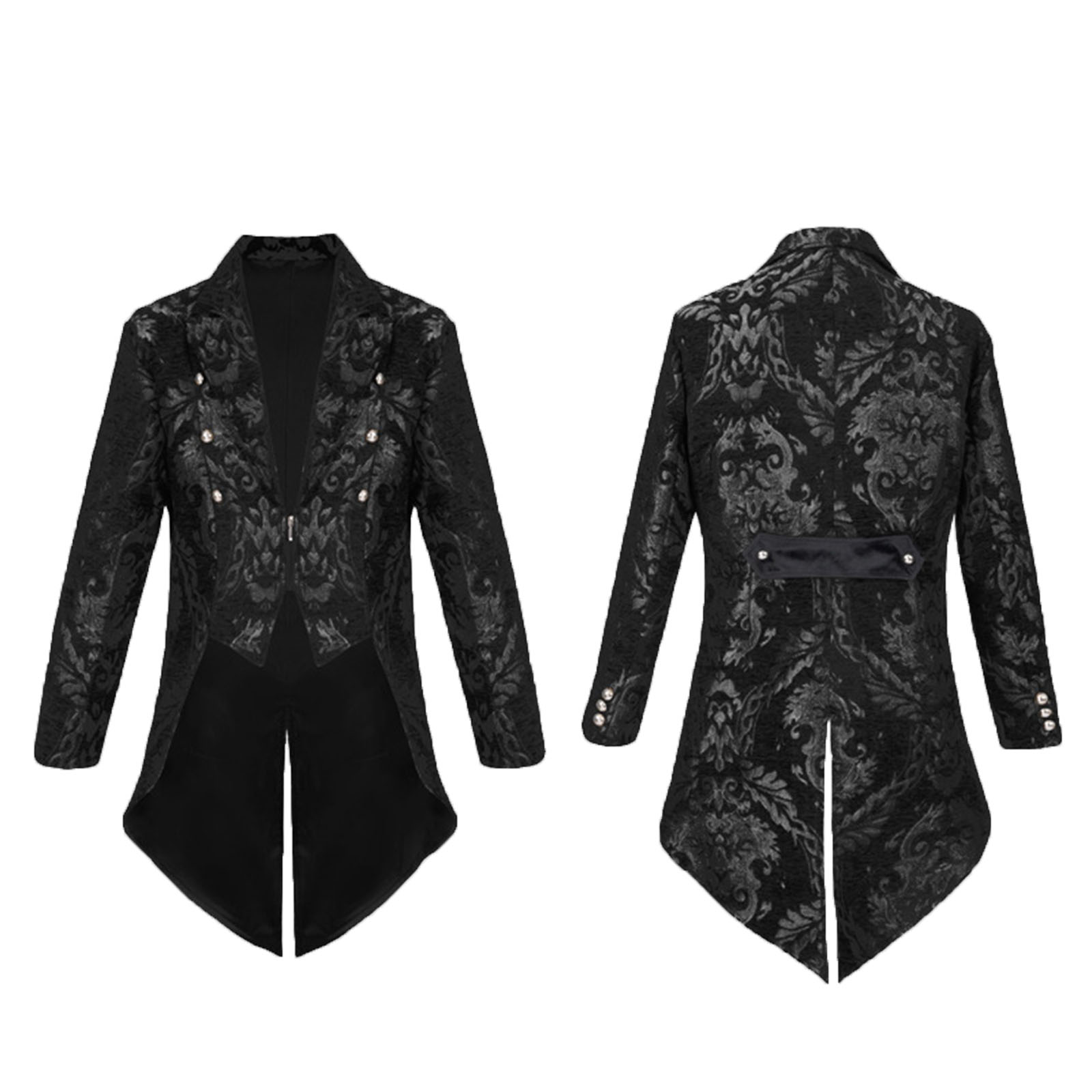 Medieval Mens Tailcoat Steampu - огляд і ціна Men'S Gothic Formal Wear