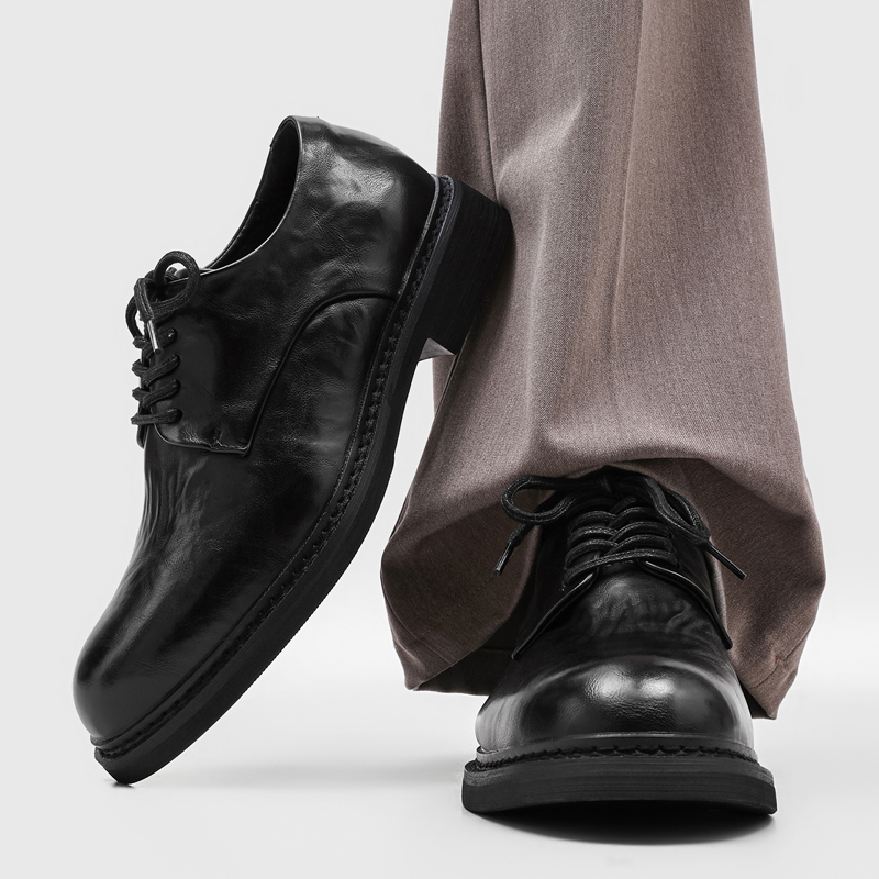 Light Luxury Pleated Men Derby - огляд і ціна Formal Wear Men H&M