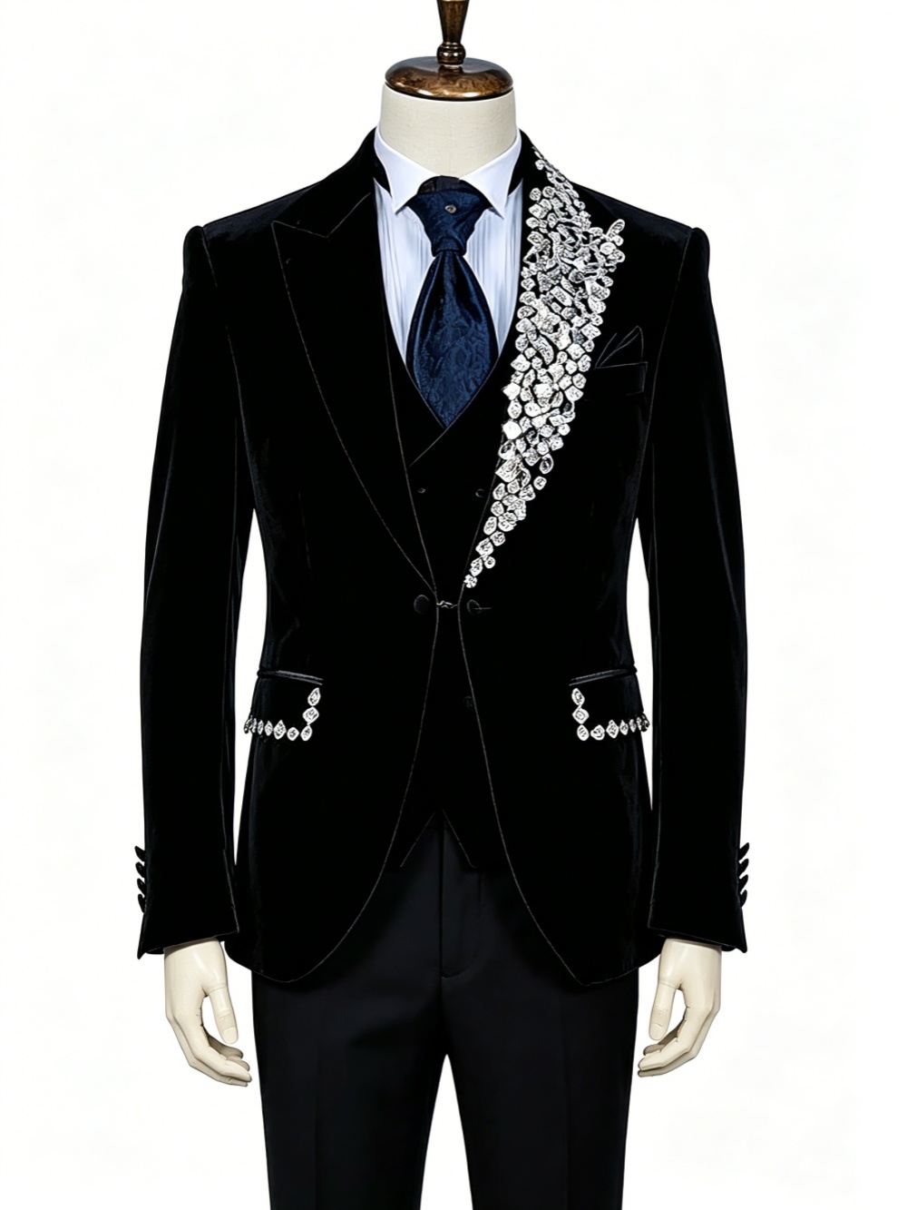 Formal Wedding Tuxedos Velvet  - огляд і ціна Men'S Formal Wear No Suit