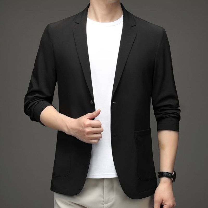 Autumn Men Simple Black Suit J - огляд і ціна Men'S Gothic Formal Wear