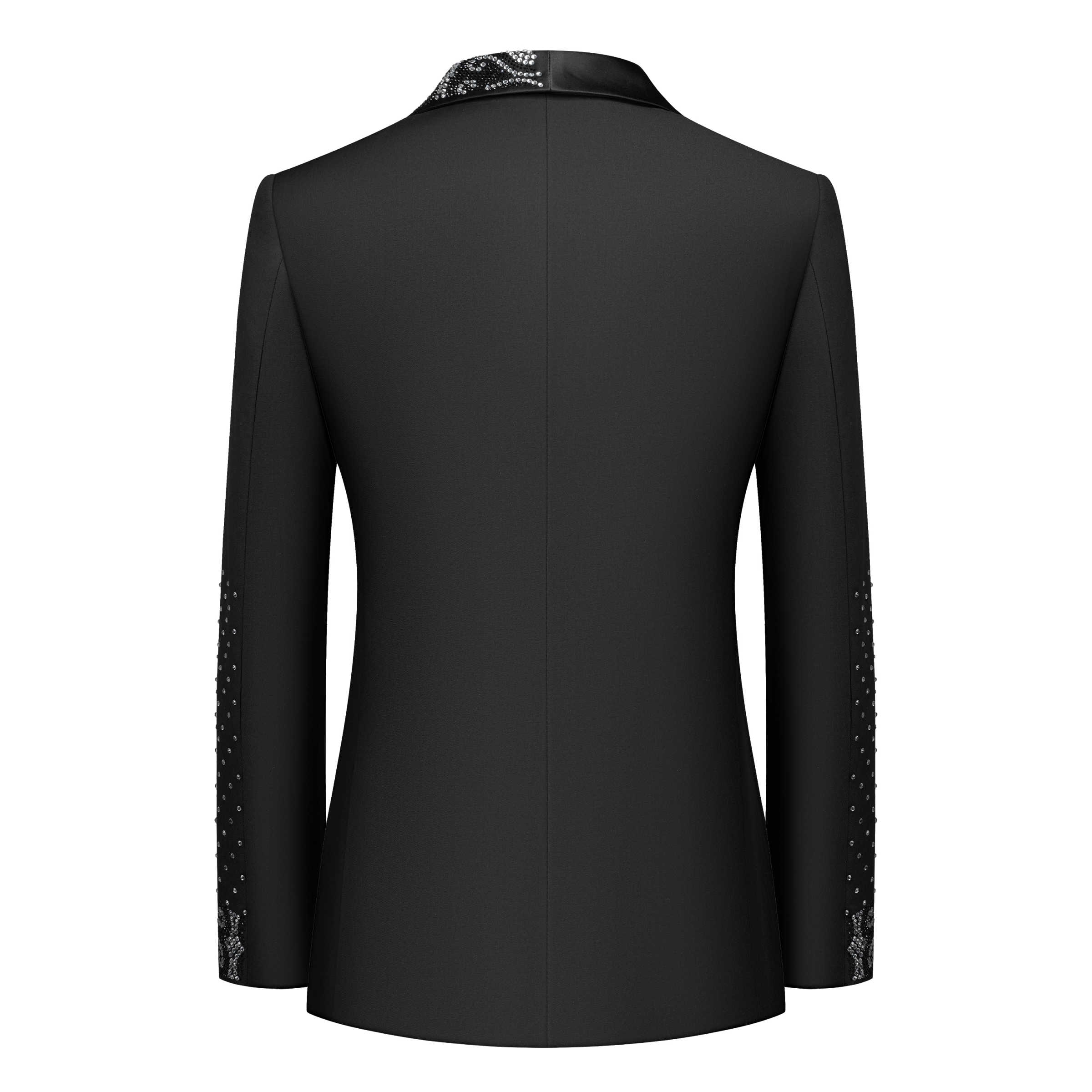 Real Picture Men Suit Crystal  - огляд і ціна Men'S Formal Wear No Suit