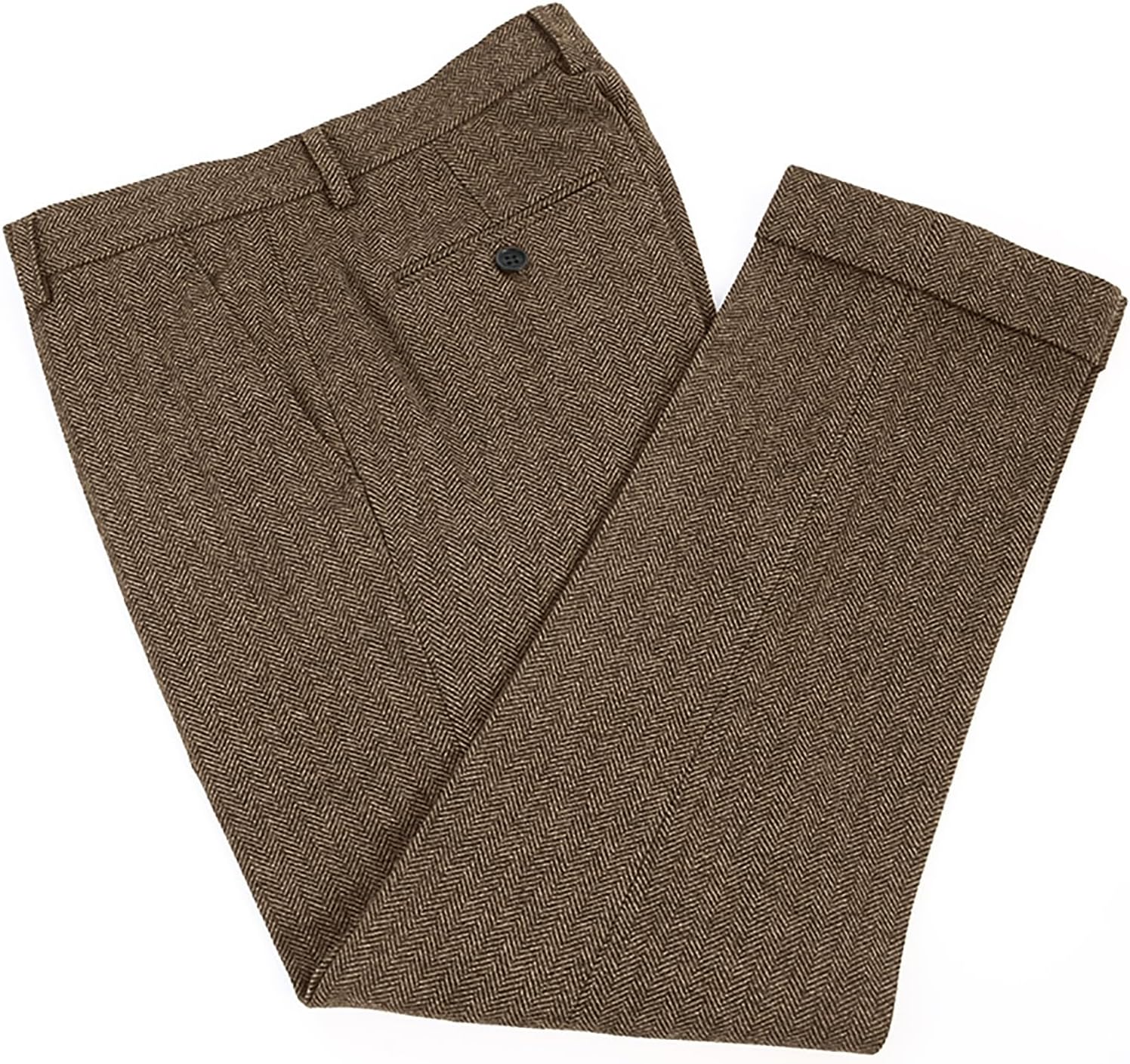 Herringbone Tweed Dress Pants  - огляд і ціна Dress Pant Flat Front