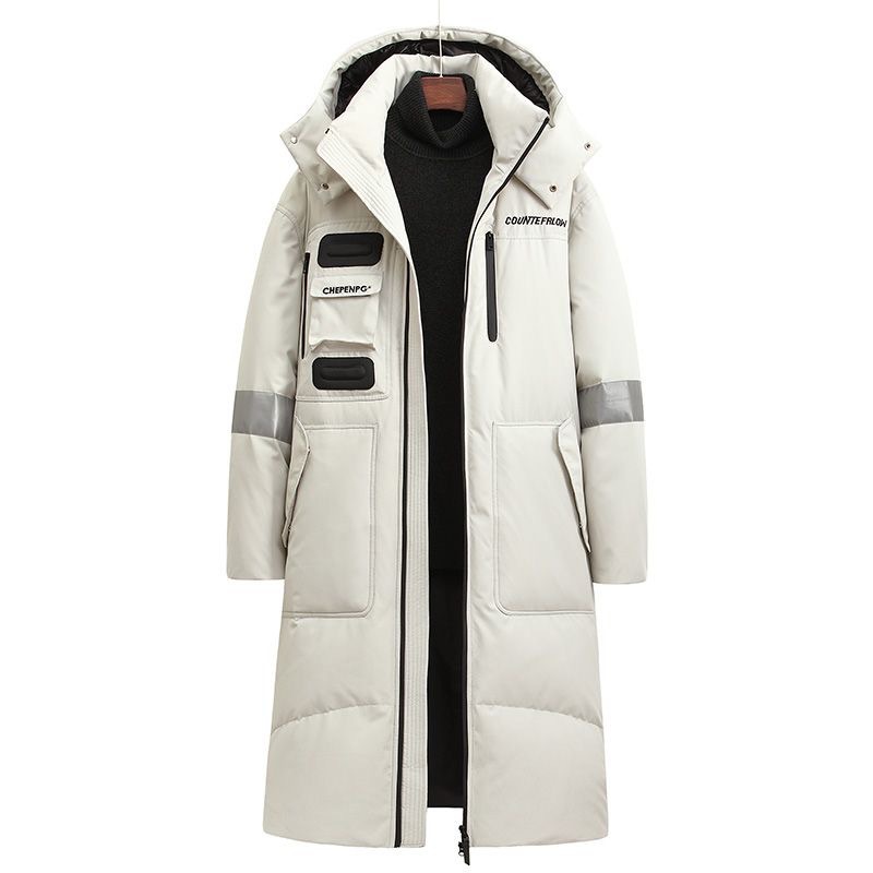New Winter Men Hooded Long Puf - огляд і ціна Men Formal Wear Coat