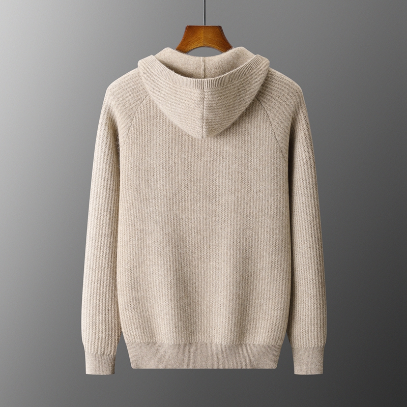 New Men's Thick Zipper Hoodie  - огляд і ціна Men Formal Wear Coat