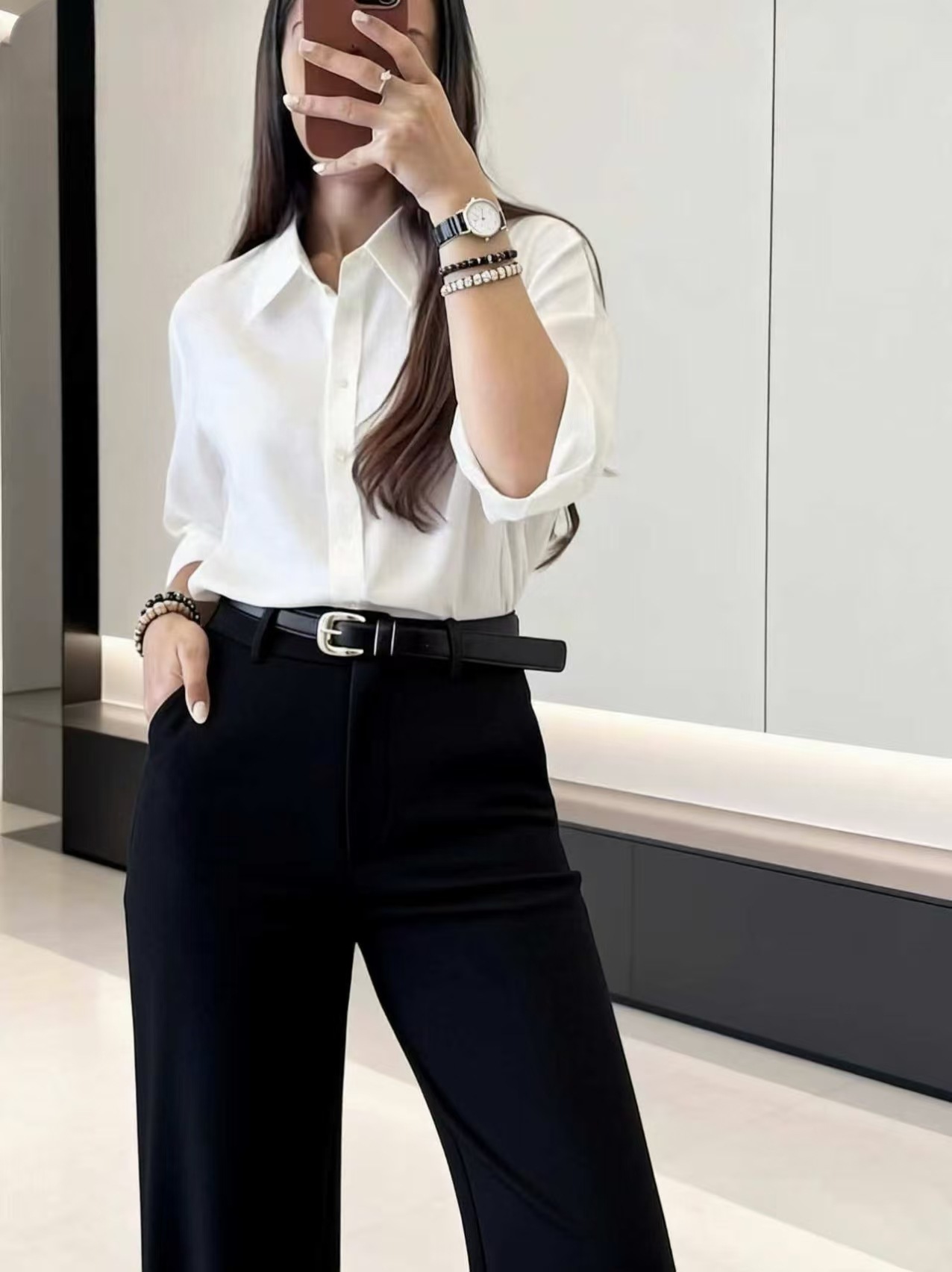 High Rise Front Dart Pleated P - огляд і ціна Dress Pant Flat Front