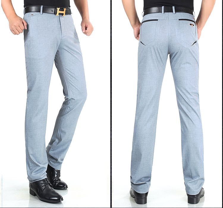 Men's Stretch Formal Dress Tro - огляд і ціна Dress Pant Flat Front
