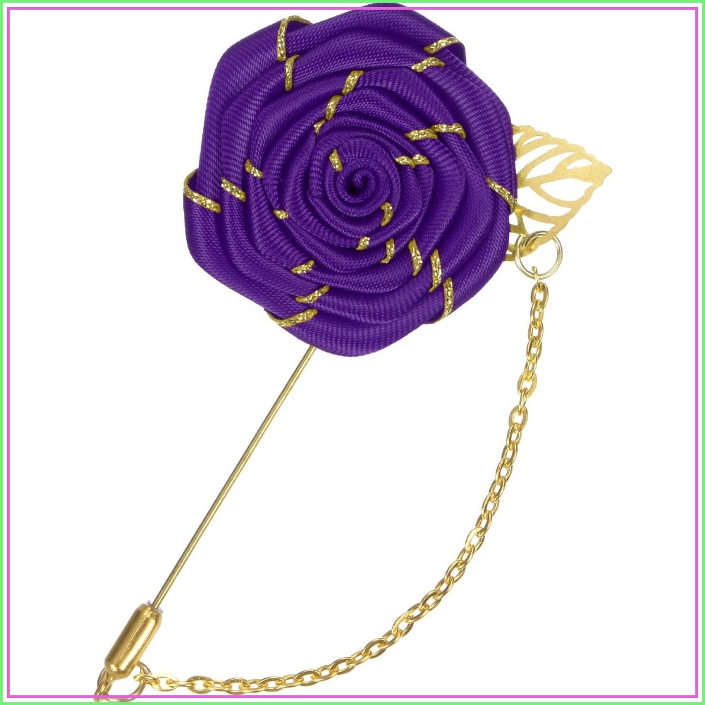 Rose Brooch Pin Cloth Rose Flo - огляд і ціна Tuxedo Lapel Pin