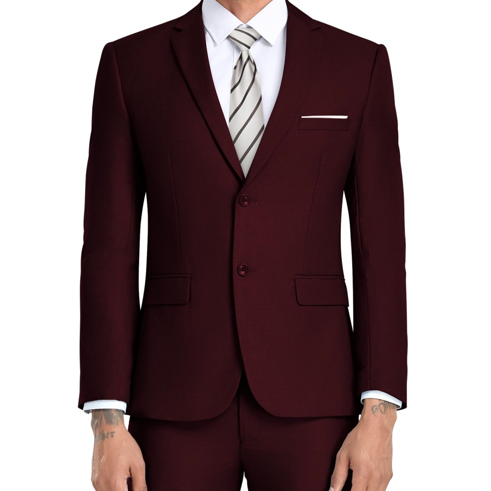 Slim Fit Notched lapel 2 Piece - огляд і ціна Formal Wear Men H&M