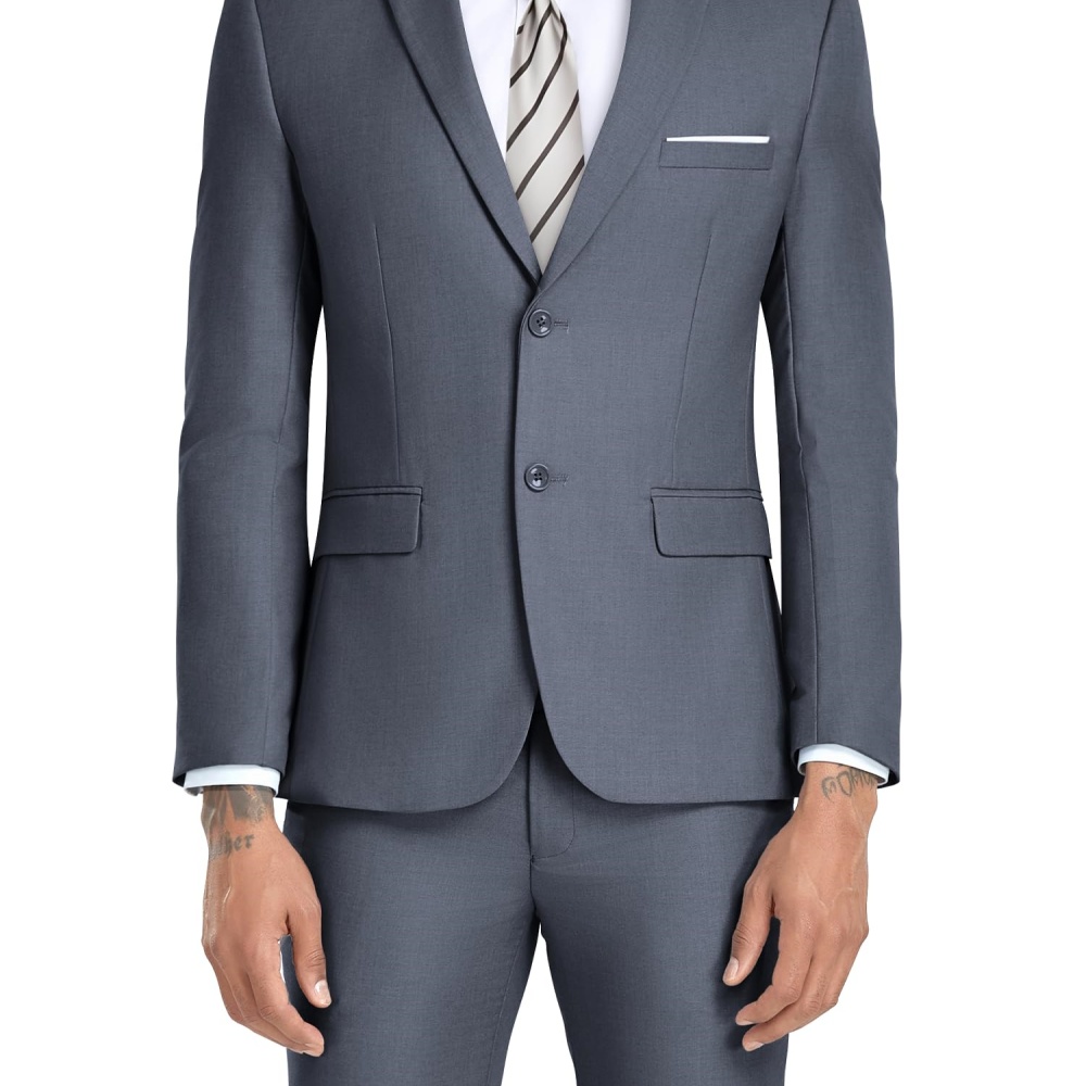Slim Fit Notched lapel 2 Piece - огляд і ціна Formal Wear Men H&M