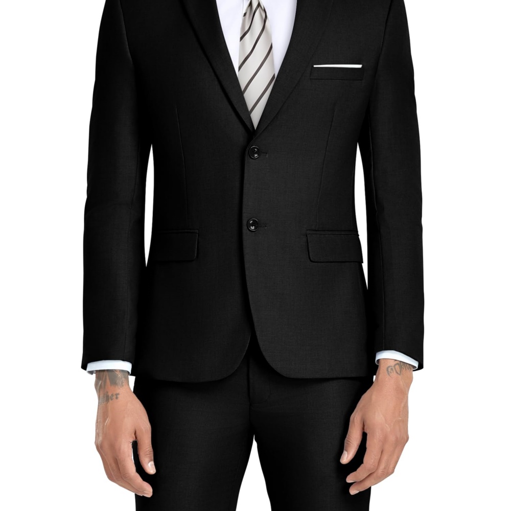Slim Fit Notched lapel 2 Piece - огляд і ціна Formal Wear Men H&M